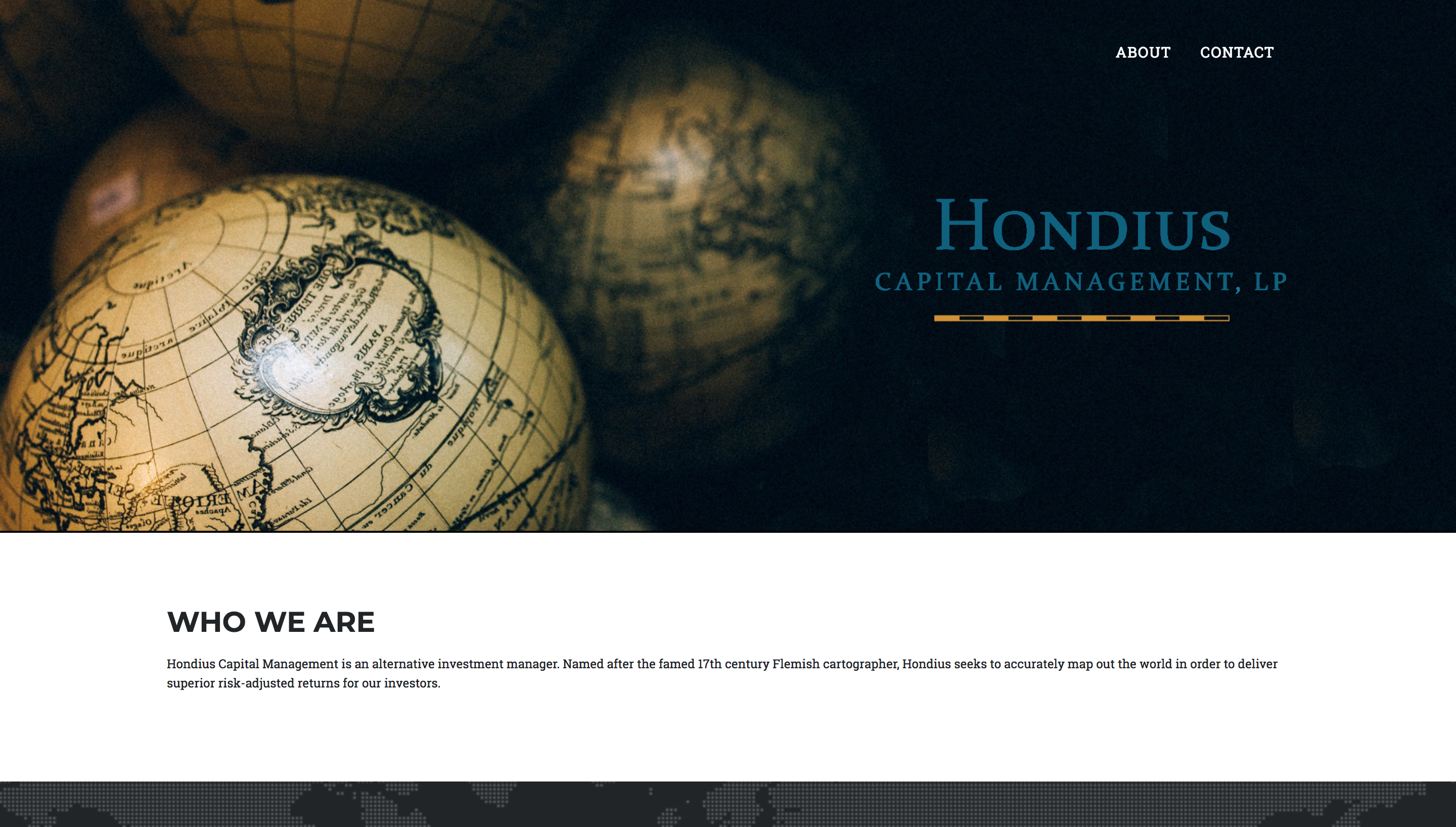 Hondius Capital Management - Website Design by CodeBond